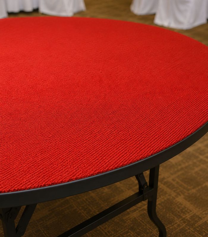 Luxury Round Tables with Carpet Top